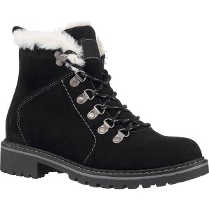 GC Shoes Tinsley Lace Up Fur Ankle Boots - 1 of 4