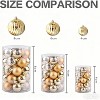 COZONY 34 Pcs Shatterproof Christmas Ball Ornament Set, Xmas Tree Hanging Decor for Holiday Wedding - 3 of 4