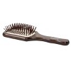 Bass Brushes 3 Series Style & Detangle Hair Brush with Nylon Pin Solid Beech Wood Handle Expresso - 3 of 4