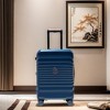 SEVOBAL Luggage Large Check-In Suitcase Expandable with TSA Lock, Durable ABS and PC Spinner Suitcase for Travel, Back School, Blue, 21"*11"*30" - 2 of 4