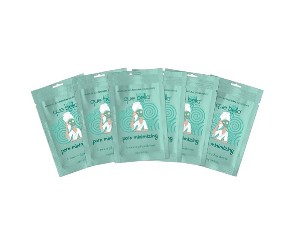 Que Bella Pore Minimizing Mud Face Mask - 6ct