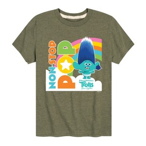 Boys' - Trolls - Non Stop Pop Baby Branch Short Sleeve Graphic T-Shirt - 1 of 4