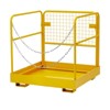 Forklift Safety Cage 36"x36" for 1 or 2 People, Forklift Man Basket 1200 Lbs, Foldable Forklift Work Platform for Changing Lights, Painting, Roof - 4 of 4
