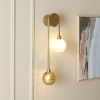 Amari 2 Light 7" Wall Sconce - SCN3006 - Antique Gold - Safavieh - 4 of 4