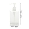 Unique Bargains Simple Square Soap Pump Dispenser for Bathroom 1 Pc - 4 of 4