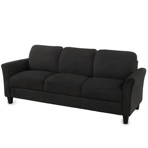 NicBex 76 Inch Morden Linen 3-Seater Sofa Couch with Wood Legs for Living Room,Office,Apartment - 1 of 4