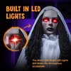 Joyfy 67’’ Halloween Animatronics Standing Bride Ghost Decoration, Life-Size Scary Ghost with Creepy Sound for Yard Lawn Outdoor Indoor Decoration - 2 of 4