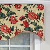 RLF Home Ennis Corded Cornice 100% Cotton with Fully Lined 3" Rod Pocket Valnance for Windows 50" x 17" Butter - 3 of 4