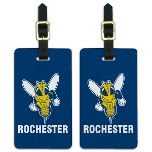 University of Rochester Primary Logo Luggage ID Tags Suitcase CarryOn Cards  Set of 2 - 1 of 4