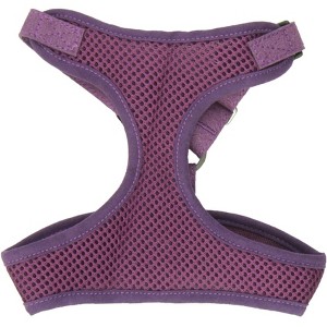 Gooby Freedom Harness II, Choke Free Mesh Harness for Small Dogs with Microsuede Straps, Purple, Small - 1 of 1