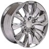 OE Wheels CV32 20 Inch Rim Fits Silverado 1500 RST Style 6x139.7 20x9 Chrome - Hollander 5916 (1) - 3 of 4