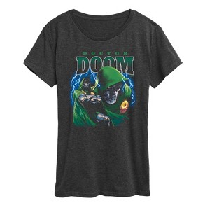 Women's - Marvel - Fantastic 4 Doom Collage Short Sleeve Graphic T-Shirt - 1 of 4