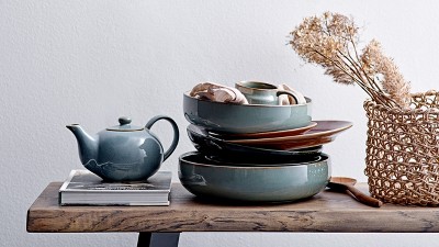 Round Seagrass Storage Baskets 20" Set of 3