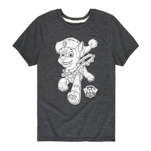 Boys' - Paw Patrol - Chase Christmas Bells Short Sleeve Graphic T-Shirt - 1 of 4