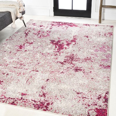 Contemporary Pop Modern Abstract Vintage Faded Area Rug - JONATHAN Y