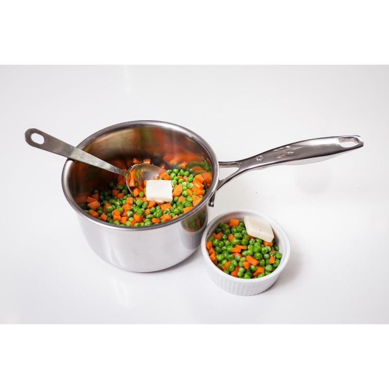 Swiss Diamond Premium Clad Induction Sauce Pan with Tempered Glass Lid, 2 of 3