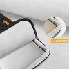 Hachikiko 360 Protective 15-15.6 Inch Laptop Shoulder Bag - Side Open Messenger Bag with 4 Zipper Pockets - 3 of 4
