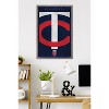 Trends International MLB Minnesota Twins - Logo 25 Framed Wall Poster Prints - 2 of 4