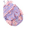 RuffleButts Baby Girls UPF50+ One Piece Bow Bubble Romper Swimsuit - 3 of 4