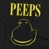 Peeps Easter Black and Yellow Unisex Adult Crewneck Sweatshirt - 2 of 4