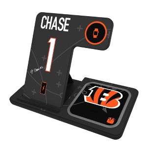 NFL Cincinnati Bengals Players Game Tactic 15-Watt 3 in 1 Charging Station - 1 of 4