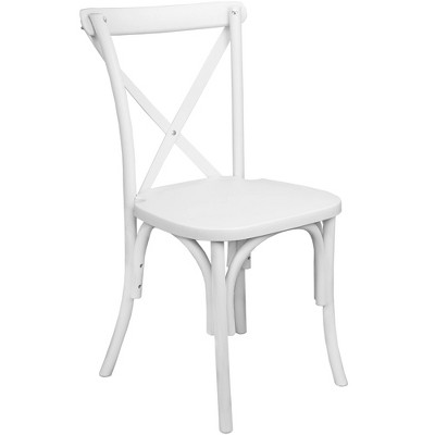 Flash Furniture 2-pack Advantage Resin X-Back Chair