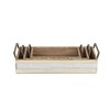 Cheung's Weston Set of 3 Long Metal Accented Wood Crates - 3 of 4