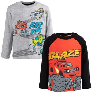 Blaze and the Monster Machines 2 Pack Long Sleeve Graphic T-Shirts Toddler - 1 of 4