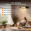 Nfccra 34" 1500W Wall-Mounted Electric Patio Heater: Infrared, IPX5 Waterproof, Motion Sensor, 9 Heat Levels & 9H Timer for Indoor/Outdoor - 4 of 4