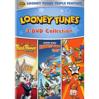 Looney Tunes: Rabbits Run / The Looney, Looney, Looney Bugs Bunny Movie / Looney Tunes Center Stage Volume 1 (DVD)(2016)