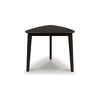 Signature Design by Ashley Favelon Triangle Dining Table, Merlot, Seats 3, Mid-Century Modern Small Space Dining - 3 of 4