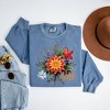 Simply Sage Market Women's  Garment Dyed Graphic Sweatshirt  Winter Plants - 2 of 3