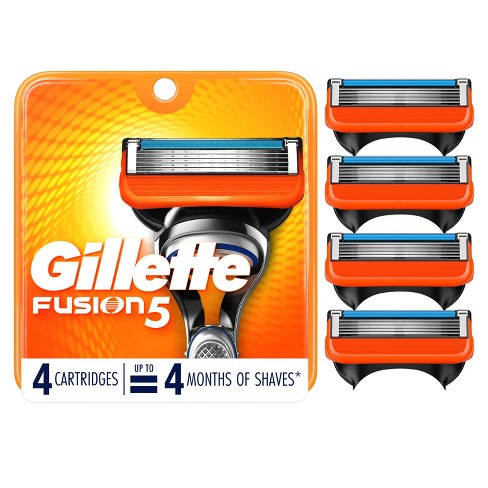 Herdenkings Baan sticker Gillette Fusion5 Men's Razor Blade Refills - 4ct : Target