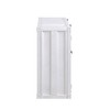 Cargo Server White - Acme Furniture: Industrial Style Dining Storage, Metal Sideboard Buffet - 4 of 4