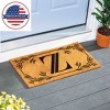 28" x 16" Monogram Coir Mat, Letter  "Z" - 4 of 4