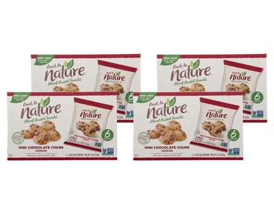 Photo 1 of *8/9/2024* Back To Nature Mini Chocolate Chunk Cookies - Case of 4/6 pack, 1.25 oz