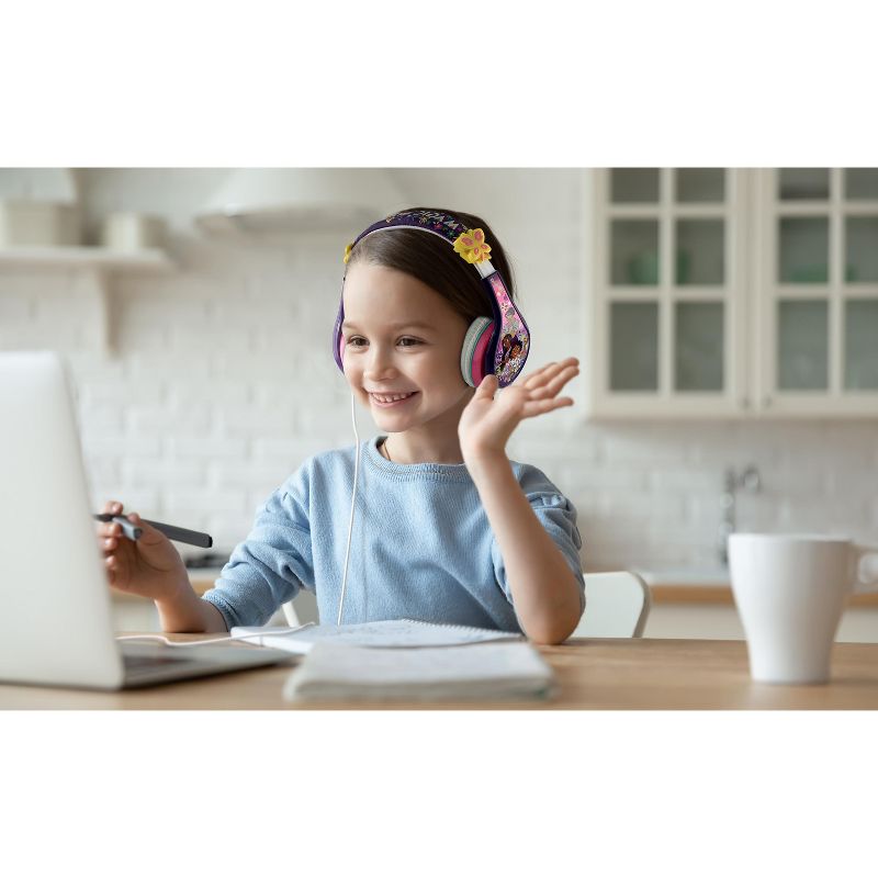 eKids Disney Encanto Wired Headphones for Kids, Over Ear Headphones for School, Home, or Travel  - Purple (EN-140.EXV1MOLB), 5 of 6