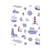 Hudson Baby Flannel Burp Cloth 12pk, Lighthouse, One Size - 3 of 4