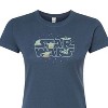 Women's - Star Wars - The Mandalorian Grogu Star Wars Fitted Graphic T-Shirt - 2 of 3