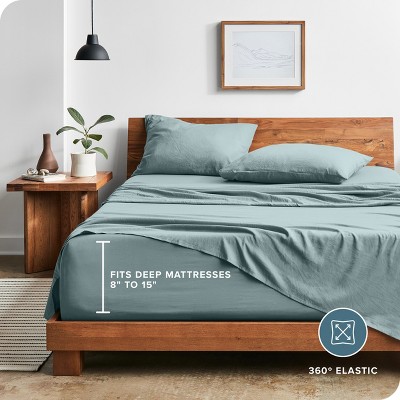 Sea Spray Twin XL Microfiber Deep Pocket Sheet Set