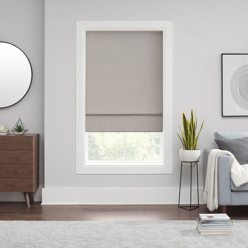 Kylie 100% Total Blackout Cordless Roman Blind and Shade - Eclipse, 1 of 12
