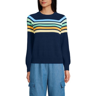 Lands' End Women's Drifter Raglan Sleeve Easy Fit Sweater