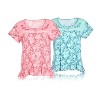 JEFFRICO Pajamas For Women 2 Pack Capri Set Sleepwear Soft Pajamas Short Sleeve Pajamas Sleepshirt With Capri Pants - 3 of 4