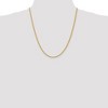 Black Bow Jewelry 2.75mm, 14k Yellow Gold, Handmade Solid Rope Chain Necklace - 2 of 4