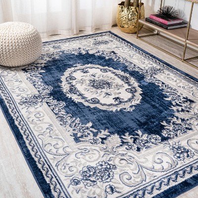 Rosalia Cottage Medallion Indoor Area Rug - JONATHAN Y
