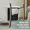 LOVMOR Upholstered Teddy Velvet Rocking Chair & Accent Chair with High Backrest, for Nursery Bedroom, Living Room, White - 4 of 4