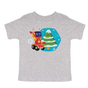 Leo the Truck Robot Holiday - Toddler Short Sleeve Tee - 1 of 3