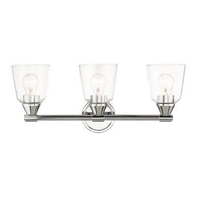 Livex Lighting Catania 3 - Light Vanity in  Polished Chrome