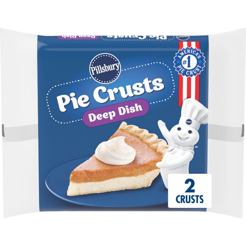 Pillsbury Deep Dish Frozen Pie Crusts - 9in/2ct, 1 of 18