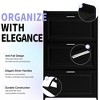 Shoe Storage Cabinet With 3 Flip Drawers, Narrow Shoe Rack Cabinet With Anti-tip Device, Adjustable Removable Inside Shelf, For Hallway Entryway - 4 of 4